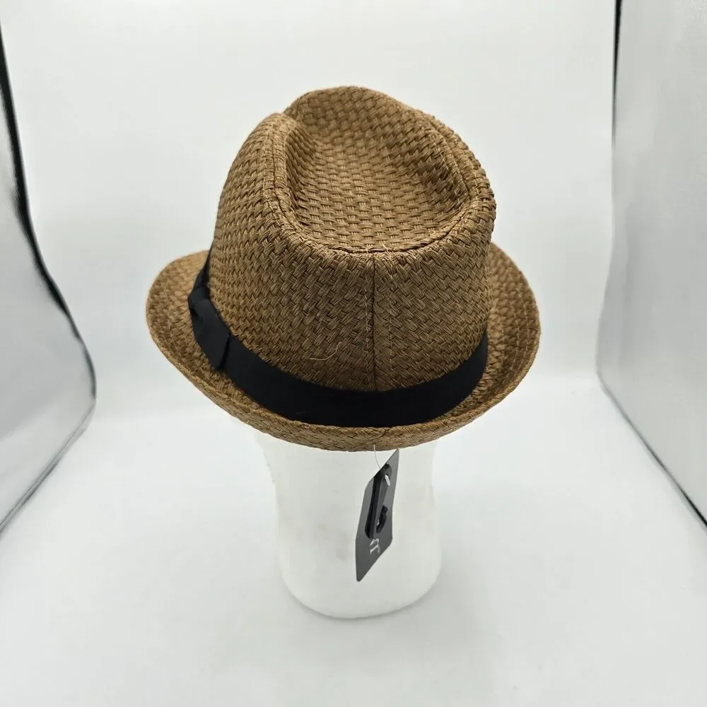 Men’s Milani Designed in Italy 100% Straw Hat Size S/m Brown Womens